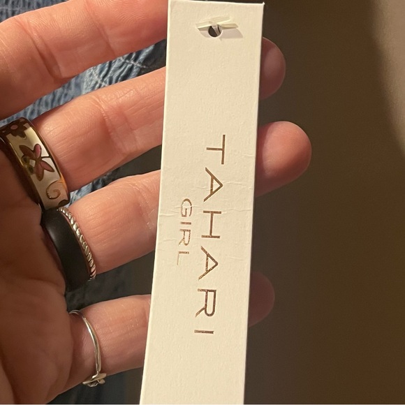 Tahari Girl Blue Ruffled Kids Dress - Picture 4 of 8